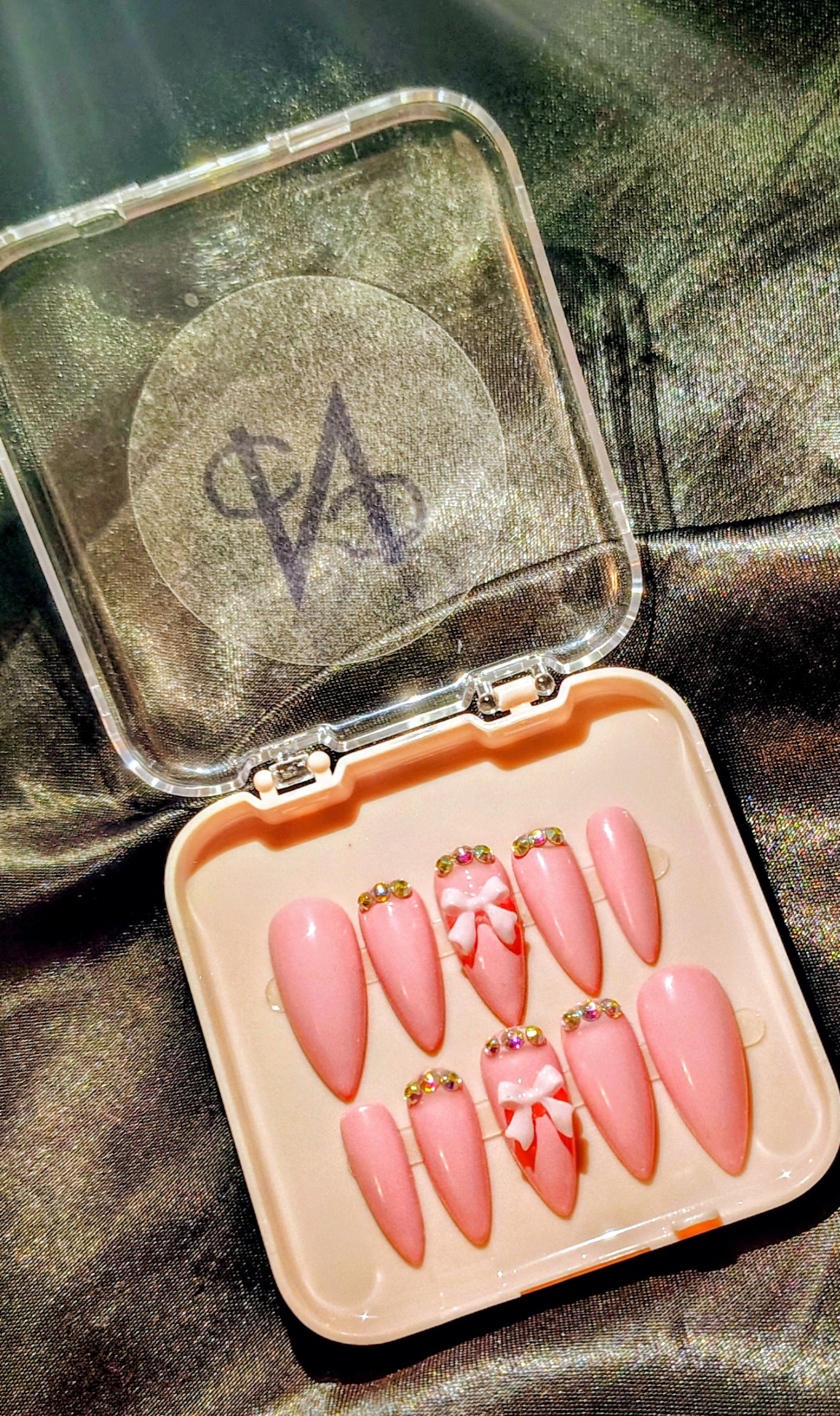 Pink Princess Clacks – Luxe Ballerina Bow Set